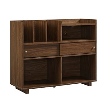 Crosley Furniture Dylan Record Player Cabinet With Vinyl & CD Storage