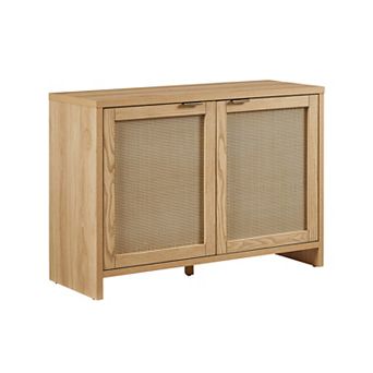Crosley Furniture Kenji Record Player Cabinet with Vinyl Storage