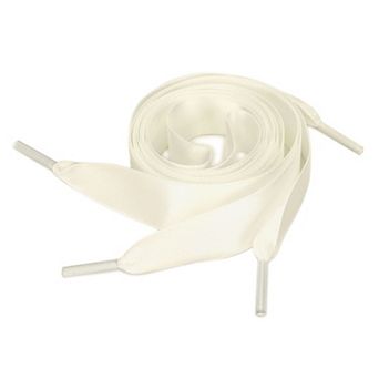 2 Pairs Satin Flat Ribbon Women Shoelaces Sneakers Canvas Shoestrings 35.4"