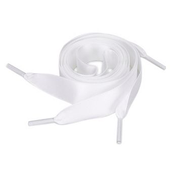 2 Pairs Satin Flat Ribbon Women Shoelaces Sneakers Canvas Shoestrings 35.4"
