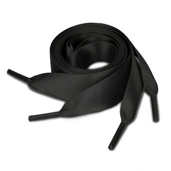 2 Pairs Satin Flat Ribbon Women Shoelaces Sneakers Canvas Shoestrings 23.6"