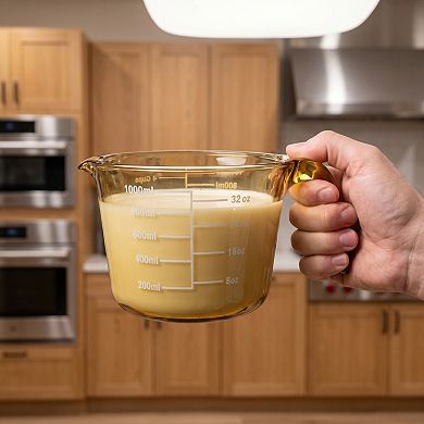 Measuring Cup, Glass Liquid Measuring Cup for Kitchen Baking and Cooking 1000ml