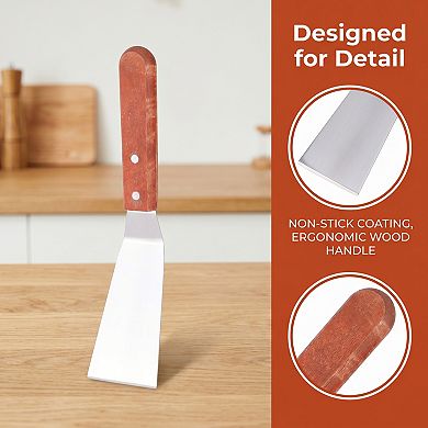 3-Piece Heat-Resistant Kitchen Spatula Set, Dishwasher Safe, Ideal for Flipping