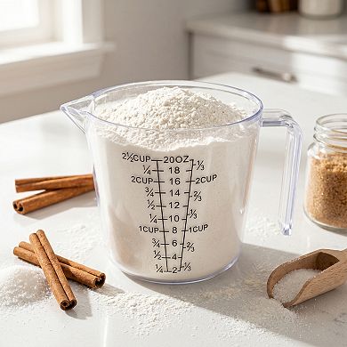 Measuring Cup with Clear Marks for Accurate Liquid Measurement Small: 600ml Large: 1000ml