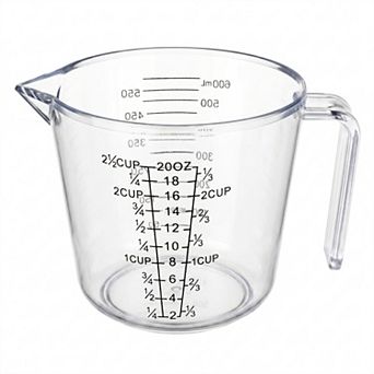 Measuring Cup with Clear Marks for Accurate Liquid Measurement Small: 600ml Large: 1000ml