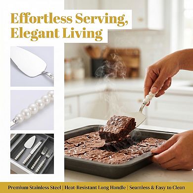 4-Piece Heat-Resistant Kitchen Spatula Set, Dishwasher Safe, Ideal for Frying