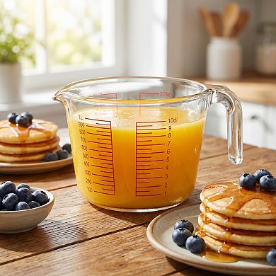 Measuring Cup 1 Cup Glass Measuring Cup Liquid Measuring Cups Measure Cups for Kitchen Baking 1000ml