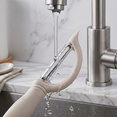 Plastic Apple Peeler, Durable Potato Peeler Pointed with Ergonomic Handle for Kitchen