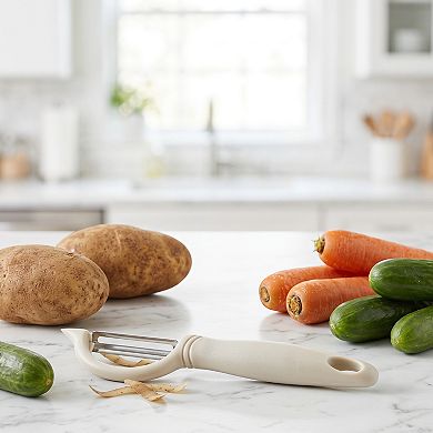Plastic Apple Peeler, Durable Potato Peeler Pointed with Ergonomic Handle for Kitchen