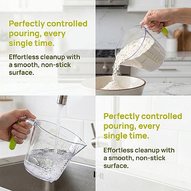 Measuring Cup, 1 Cup PS Material Measuring Cup for Wet Ingredients 200ml