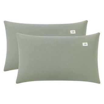 2 Pack Cotton Pillowcase, Smooth Cooling Pillow Cases Envelope Closure, Pillow Covers for Women Men