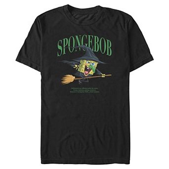 Big & Tall Nickelodeon SpongeBob Spooky Witch Halloween Graphic Tee