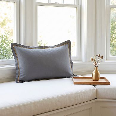2 Pcs Cotton Pillowcase, Smooth Cooling Pillow Cases Envelope Closure, Durable Bedding Pillow