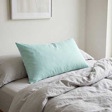 2 Pack Cotton Pillowcase, Smooth Pillowcases Envelope Closure, Durable Bedding Pillowcases