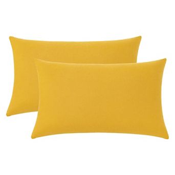 2 Pack Cotton Pillowcase, Smooth Pillowcases Envelope Closure, Durable Bedding Pillowcases