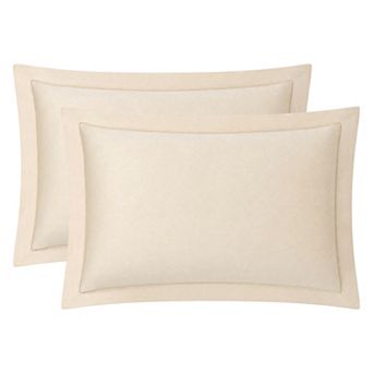2 Pack Cotton Pillowcase, Cooling Envelope Closure, Wrinkle Resistant Bedding Pillowcases