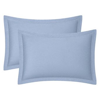 2 Pack Cotton Pillowcase, Cooling Envelope Closure, Wrinkle Resistant Bedding Pillowcases
