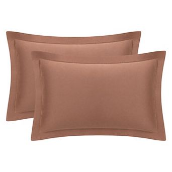 2 Pack Cotton Pillowcase, Cooling Envelope Closure, Wrinkle Resistant Bedding Pillowcases