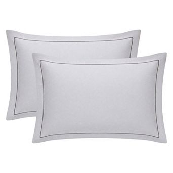 2 Pack Cotton Pillowcase, Cooling Envelope Closure, Wrinkle Resistant Bedding Pillowcases
