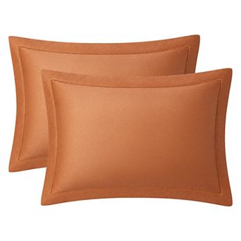 2 Pack Cotton Pillowcase, Cooling Envelope Closure, Wrinkle Resistant Bedding Pillowcases