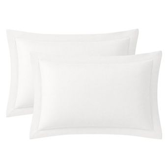 2 Pack Cotton Pillowcase, Cooling Envelope Closure, Wrinkle Resistant Bedding Pillowcases