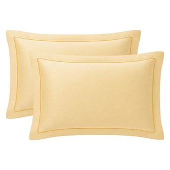 2 Pack Cotton Pillowcase, Cooling Envelope Closure, Wrinkle Resistant Bedding Pillowcases