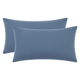 2 Pure Cotton Pillowcases, Smooth and Cool, Envelope-style Closure Wrinkle-resistant Pillowcases