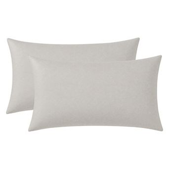 2 Pure Cotton Pillowcases, Smooth and Cool, Envelope-style Closure Wrinkle-resistant Pillowcases