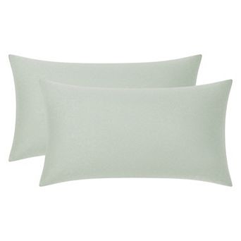 2 Pure Cotton Pillowcases, Smooth and Cool, Envelope-style Closure Wrinkle-resistant Pillowcases