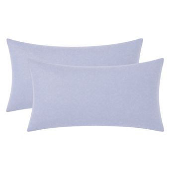 2 Pure Cotton Pillowcases, Smooth and Cool, Envelope-style Closure Wrinkle-resistant Pillowcases