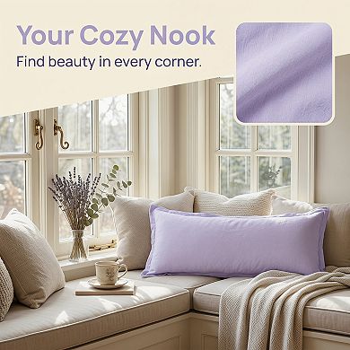 1 Pack Pillowcase, Soft Cooling Cotton Pillowcases Wrinkle Resistant Durable Pillowcases