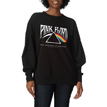 Women's Pink Floyd The Dark Side of the Moon Oversized Fleece Crew Sweatshirt