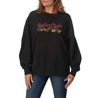 Women's ACDC Oversized Fleece Crew Sweatshirt