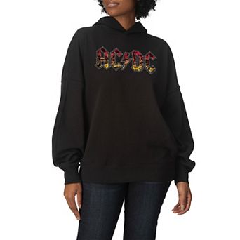 Women's ACDC Oversized Fleece Hoodie Sweatshirt