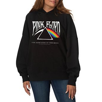 Women's Pink Floyd The Dark Side of the Moon Oversized Fleece Hoodie Sweatshirt