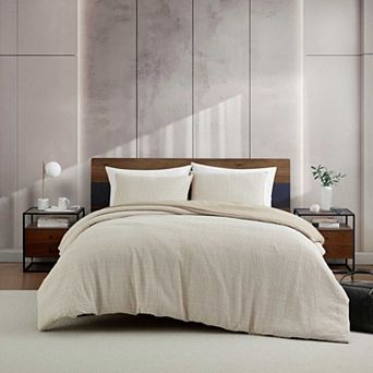 Kenneth Cole Stitched Gauze Duvet Set