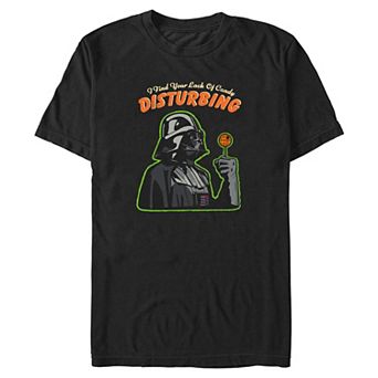 Big & Tall Star Wars Darth Vader Lack Of Candy Disturbing Graphic Tee