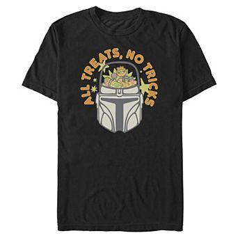 Big & Tall Star Wars Mandalorian All Treats No Tricks Graphic Tee