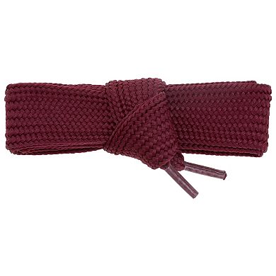 1 Pair Flat Thick Shoelaces Wide Solid Color Strings for Sneakers 62.99"