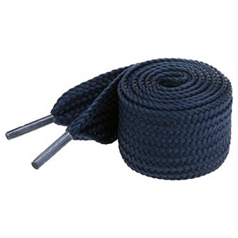 1 Pair Flat Thick Shoelaces Wide Solid Color Strings for Sneakers 62.99"