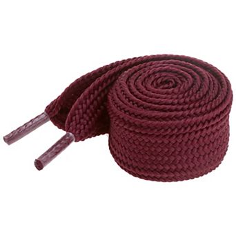 1 Pair Flat Thick Shoelaces Wide Solid Color Strings for Sneakers 62.99"