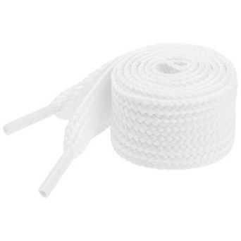 1 Pair Flat Thick Shoelaces Wide Solid Color Strings for Sneakers 55.12"
