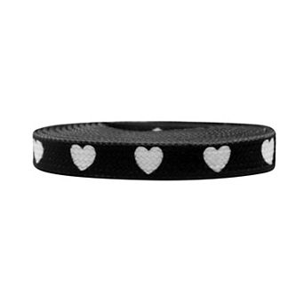 1 Pair Heart Printed Cute Flat Shoelaces for Sneakers 55.1"