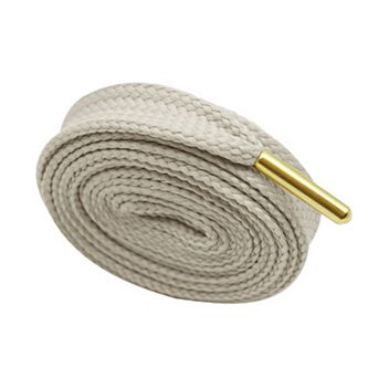 1 Pair Solid Color Flat Shoelaces Thick with Metal Tips for Sneakers 47.24"