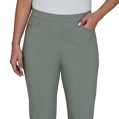 Petite Alfred Dunner Provence Millennium Flat Front Short Length Pants