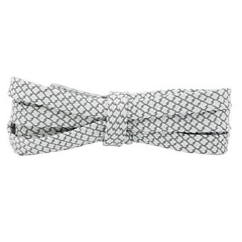 1 Pair Plaid Reflective Replace Flat Shoelaces for Sneakers 47.2"