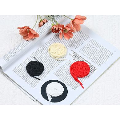 1 Pair Flounce Elastic Curly Woven Flat Shoelaces for Sneakers 47.2"
