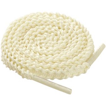 1 Pair Flounce Elastic Curly Woven Flat Shoelaces for Sneakers 47.2"