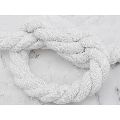1 Pair Chunky Rope Round Hand-woven Solid Color Shoelaces for Sneakers 55.12"