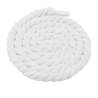1 Pair Chunky Rope Round Hand-woven Solid Color Shoelaces for Sneakers 55.12"